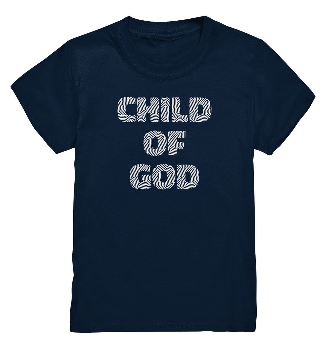 Joh 1,12 / Gal 3,26 - Child of God - Fingerprint Weiß - Kids Premium Shirt