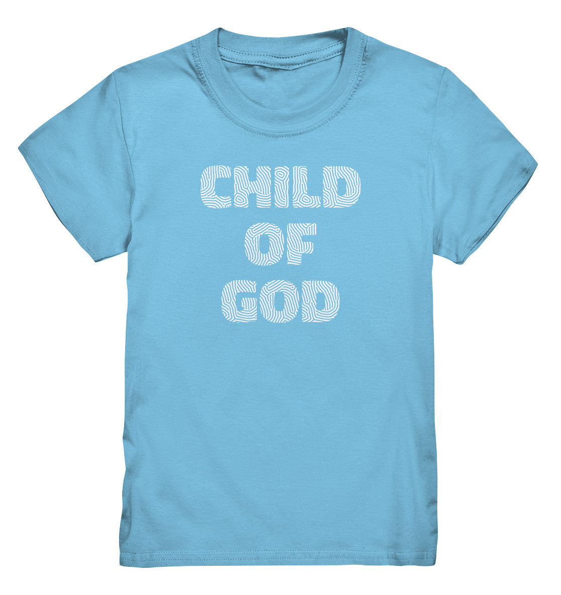 Joh 1,12 - Child of God - Fingerprint Weiß - Kids Premium Shirt