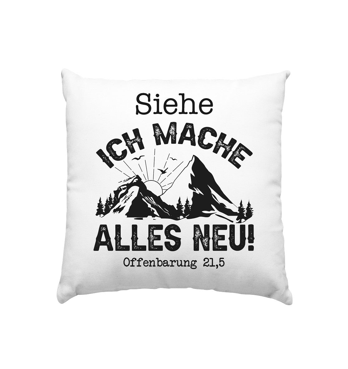 Offb 21,5 - Alles neu - Kissen 40x40cm