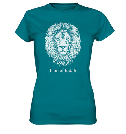 Offb 5,5 - Lion of Judah - weiß - Ladies Premium Shirt