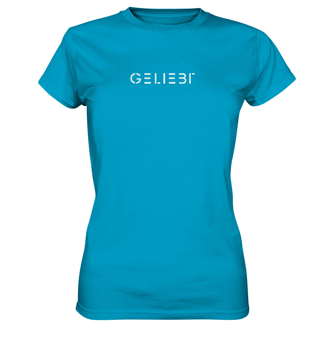 Jer 31,3 - GELIEBT -Schriftzug - Ladies Premium Shirt