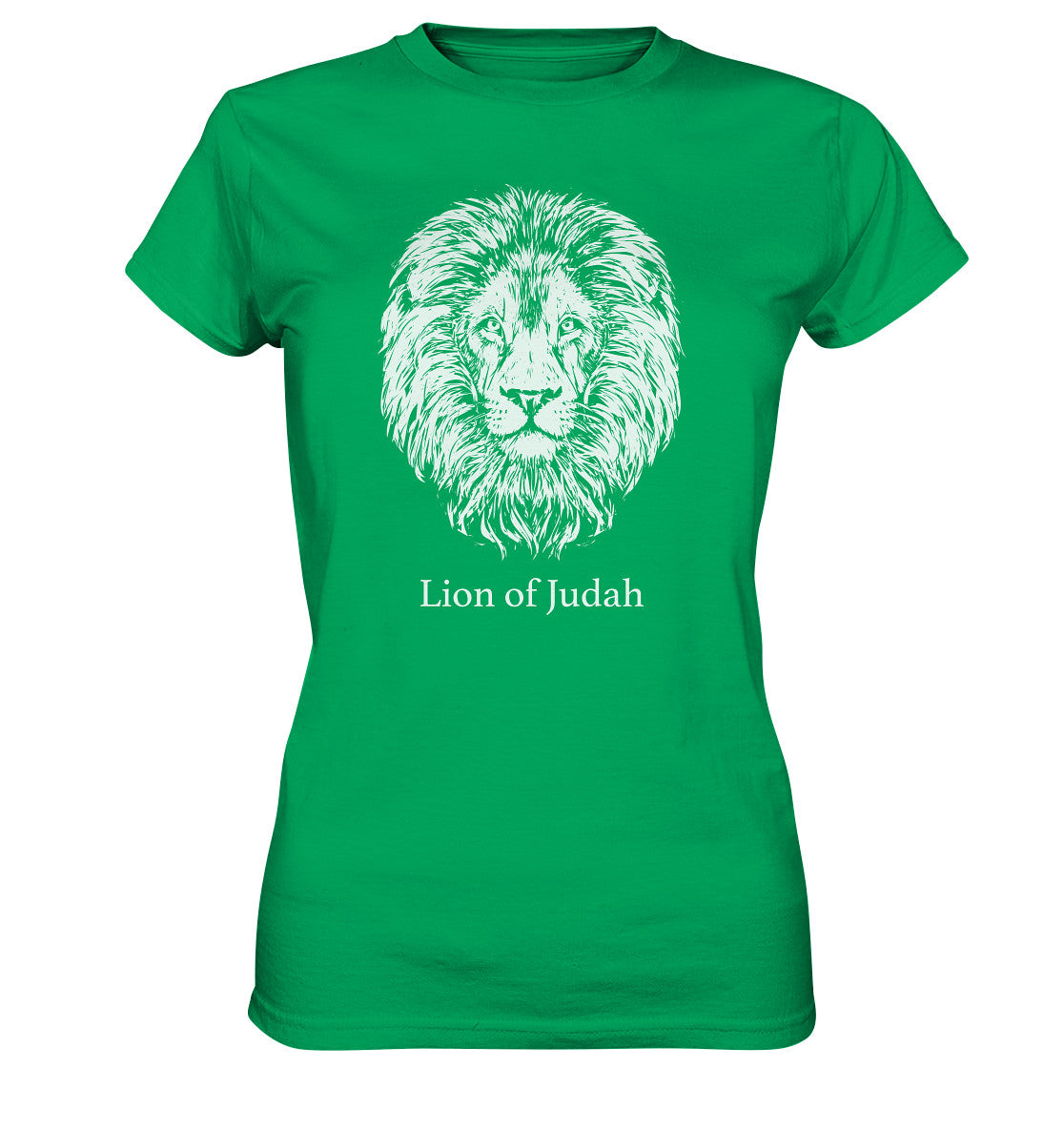 Offb 5,5 - Lion of Judah - weiß - Ladies Premium Shirt