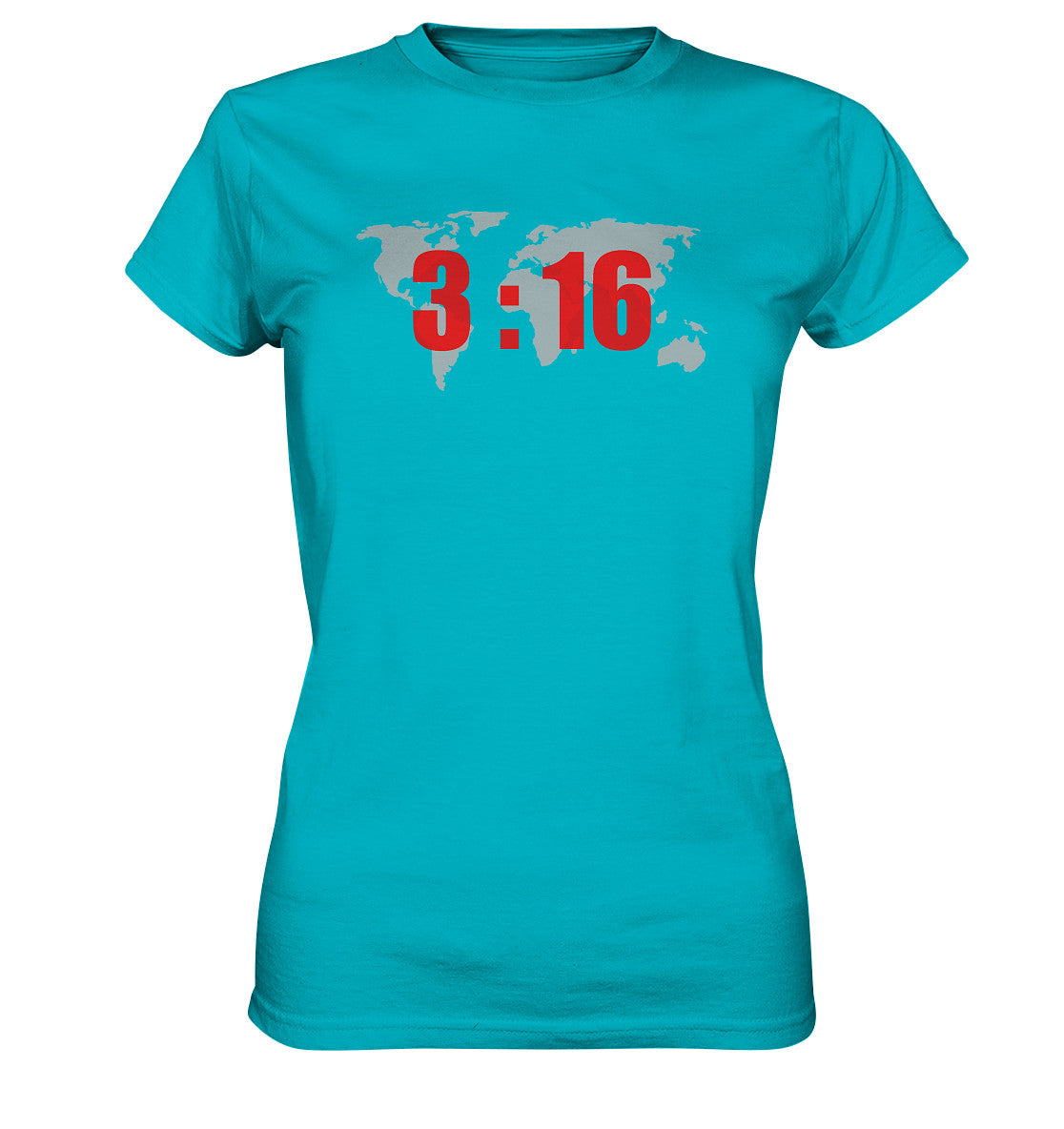 Joh 3,16 - World - Ladies Premium Shirt