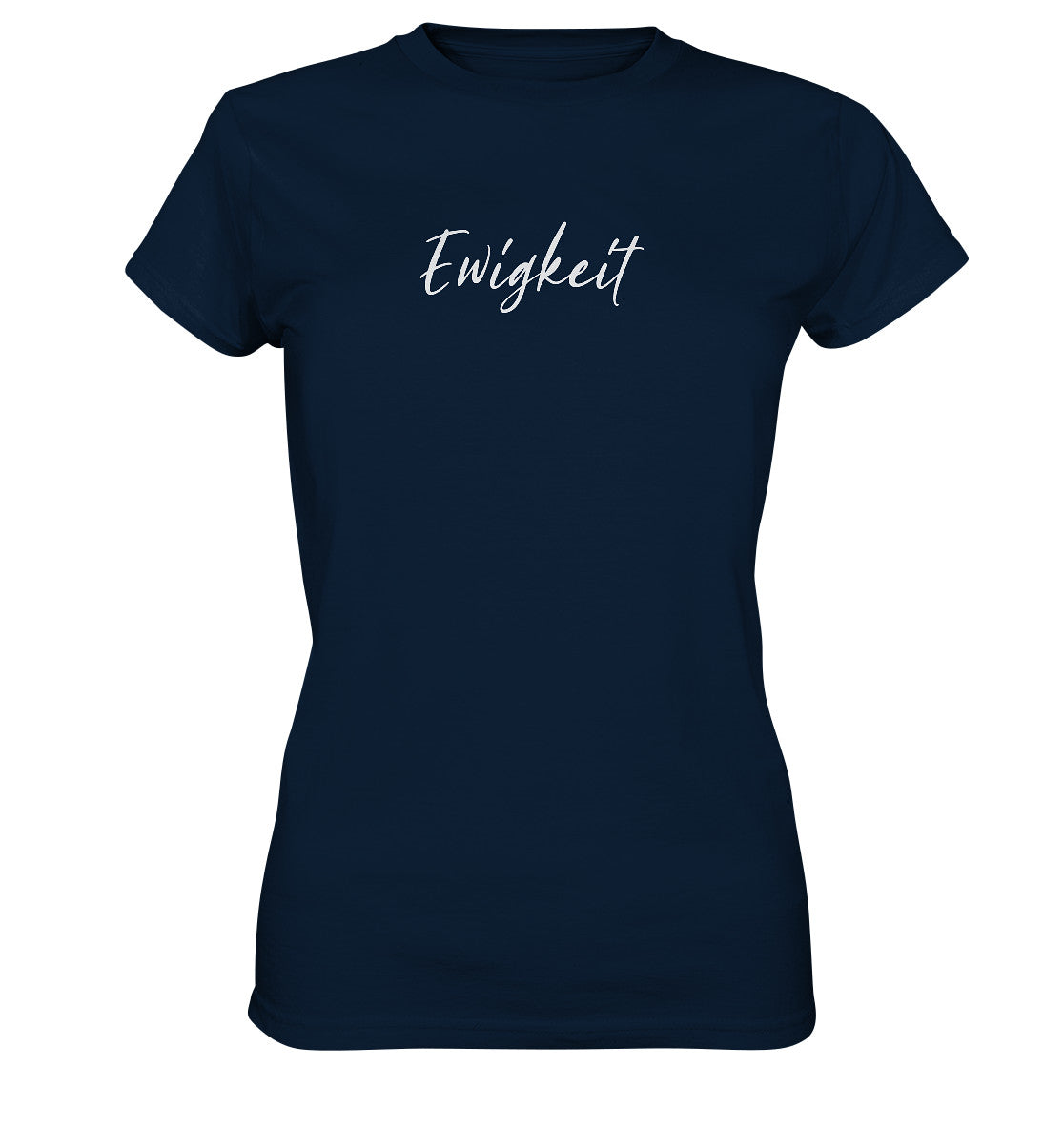 Joh 10,28 / 1.Joh 2,17 - Ewigkeit - Brustprint - Ladies Premium Shirt