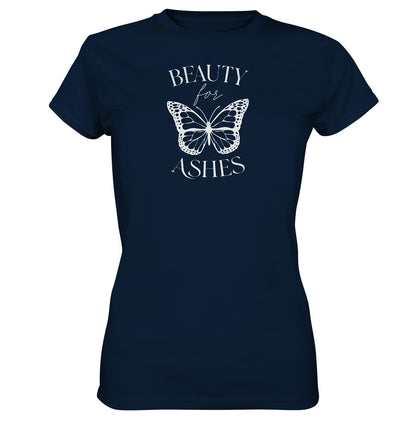 Jes 61,3 - Beauty for Ashes weiß - Ladies Premium Shirt