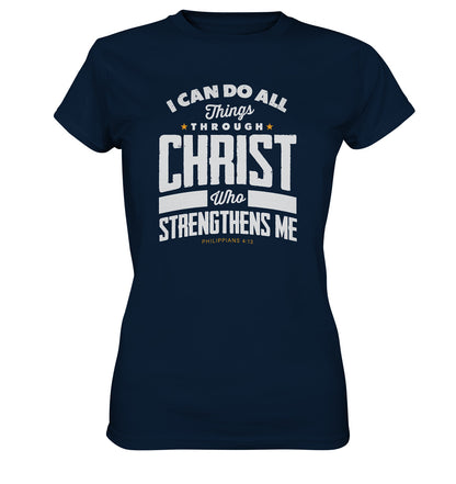 Phil 4,13 - I can do - Ladies Premium Shirt