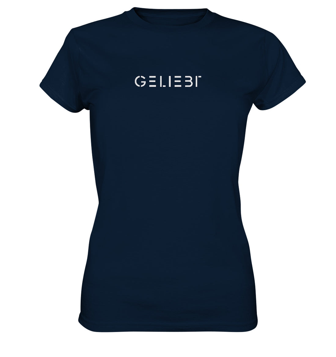 Jer 31,3 - GELIEBT -Schriftzug - Ladies Premium Shirt