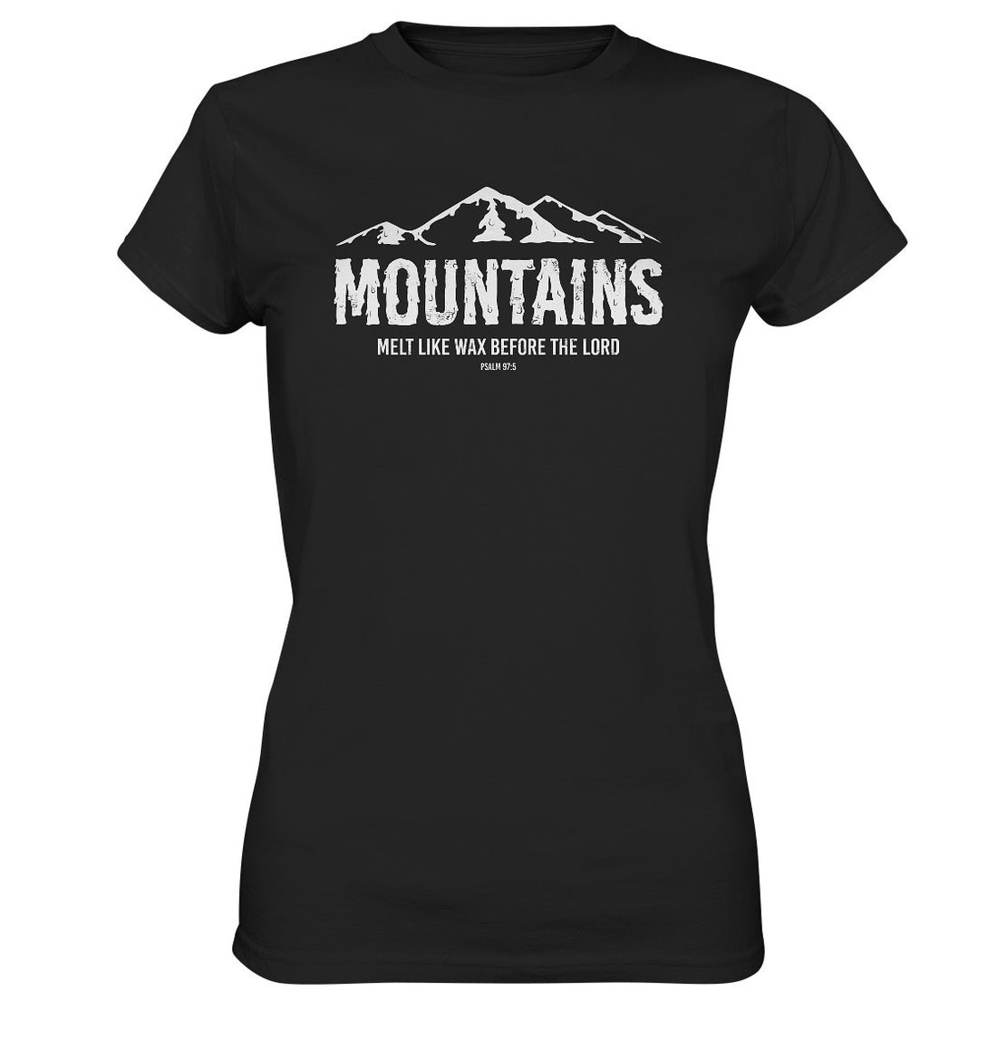 Ps 97,5 - MOUNTAINS - Ladies Premium Shirt