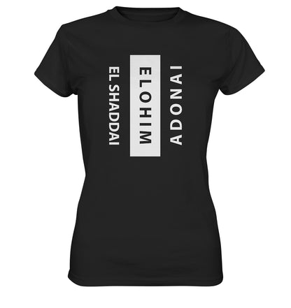 El Shaddai, Elohim, Adonai - Ladies Premium Shirt