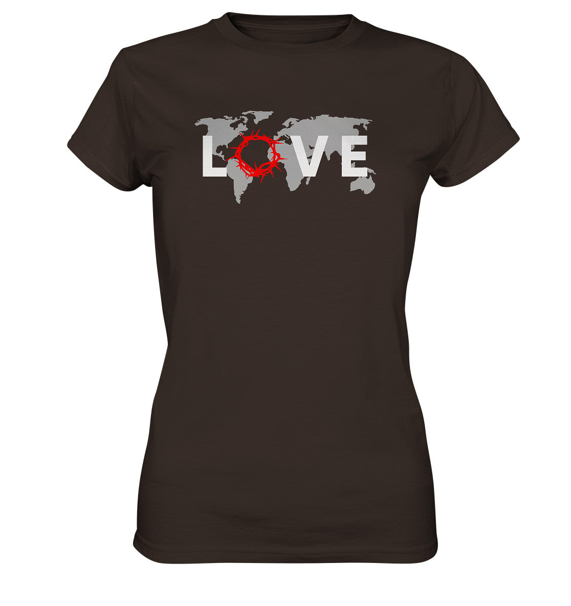 LOVE - WORLD - Ladies Premium Shirt