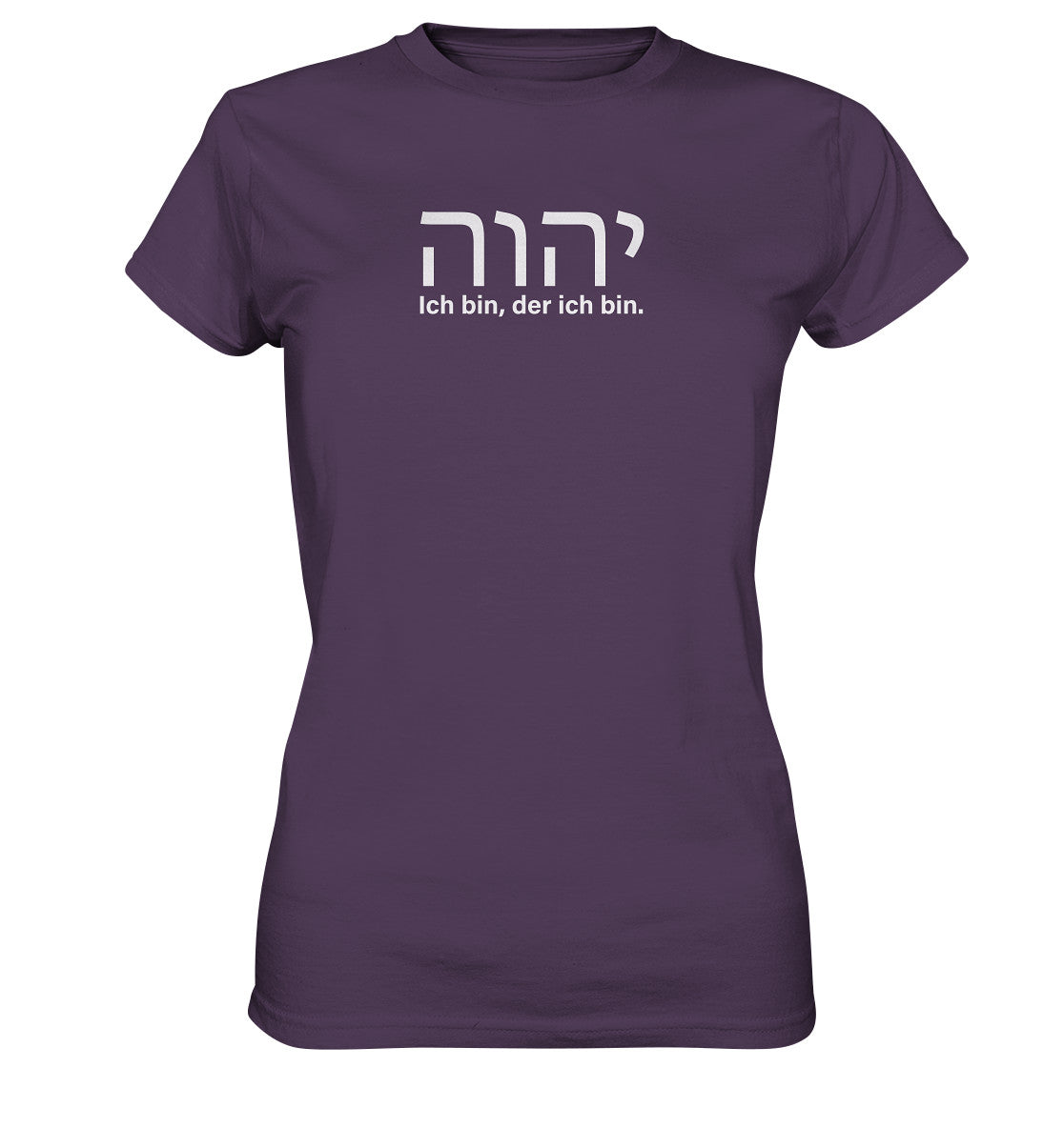 יהוה‎ - Ich bin, der ich bin. - Brustprint - Ladies Premium Shirt