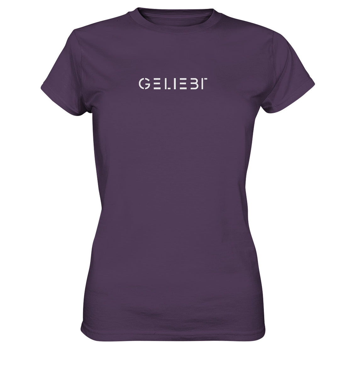 Jer 31,3 - GELIEBT -Schriftzug - Ladies Premium Shirt
