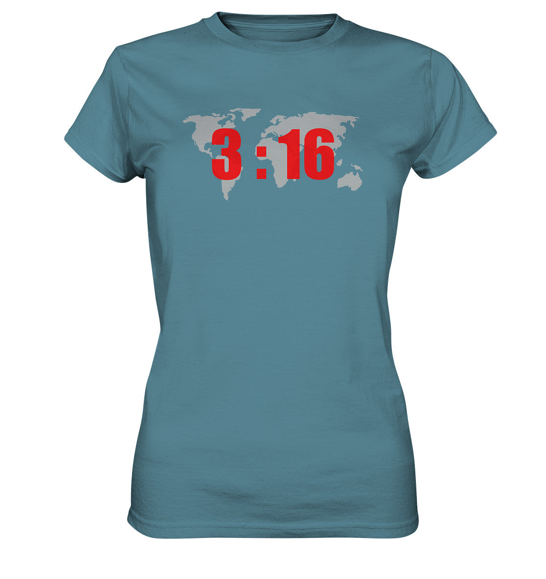 Joh 3,16 - World - Ladies Premium Shirt