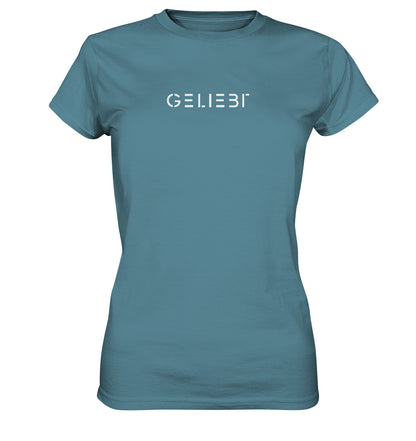 Jer 31,3 - GELIEBT -Schriftzug - Ladies Premium Shirt