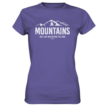 Ps 97,5 - MOUNTAINS - Ladies Premium Shirt