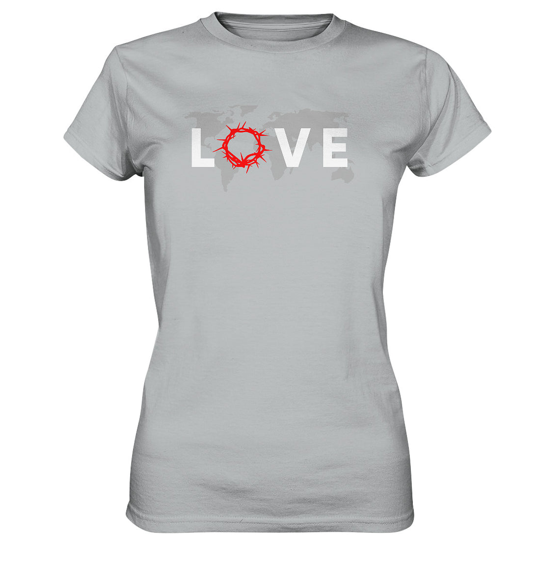 LOVE - WORLD - Ladies Premium Shirt