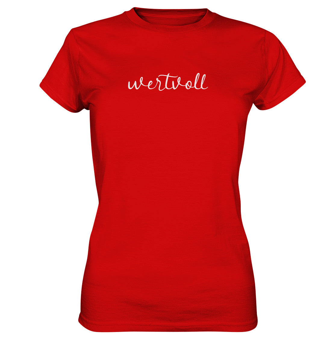 Jes 43,4 - wertvoll (mini) - Brustprint - Ladies Premium Shirt