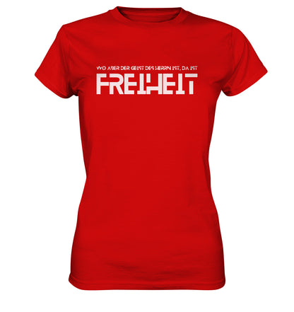 2.Kor 3,17 - Freiheit 2 - Ladies Premium Shirt