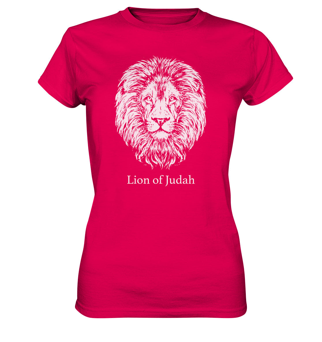 Offb 5,5 - Lion of Judah - weiß - Ladies Premium Shirt