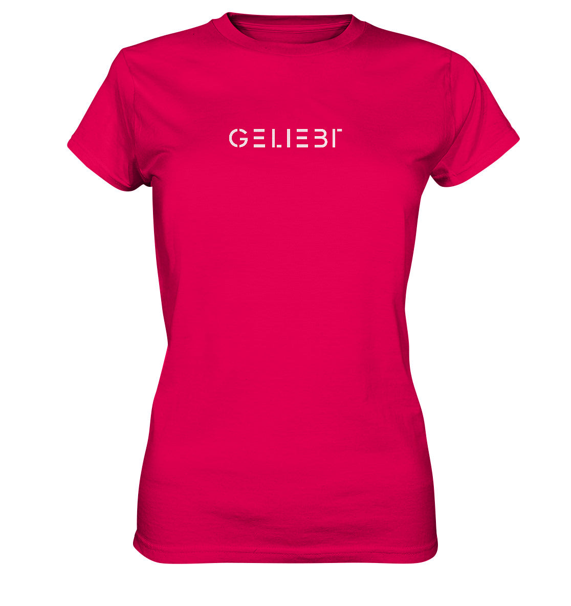 Jer 31,3 - GELIEBT -Schriftzug - Ladies Premium Shirt