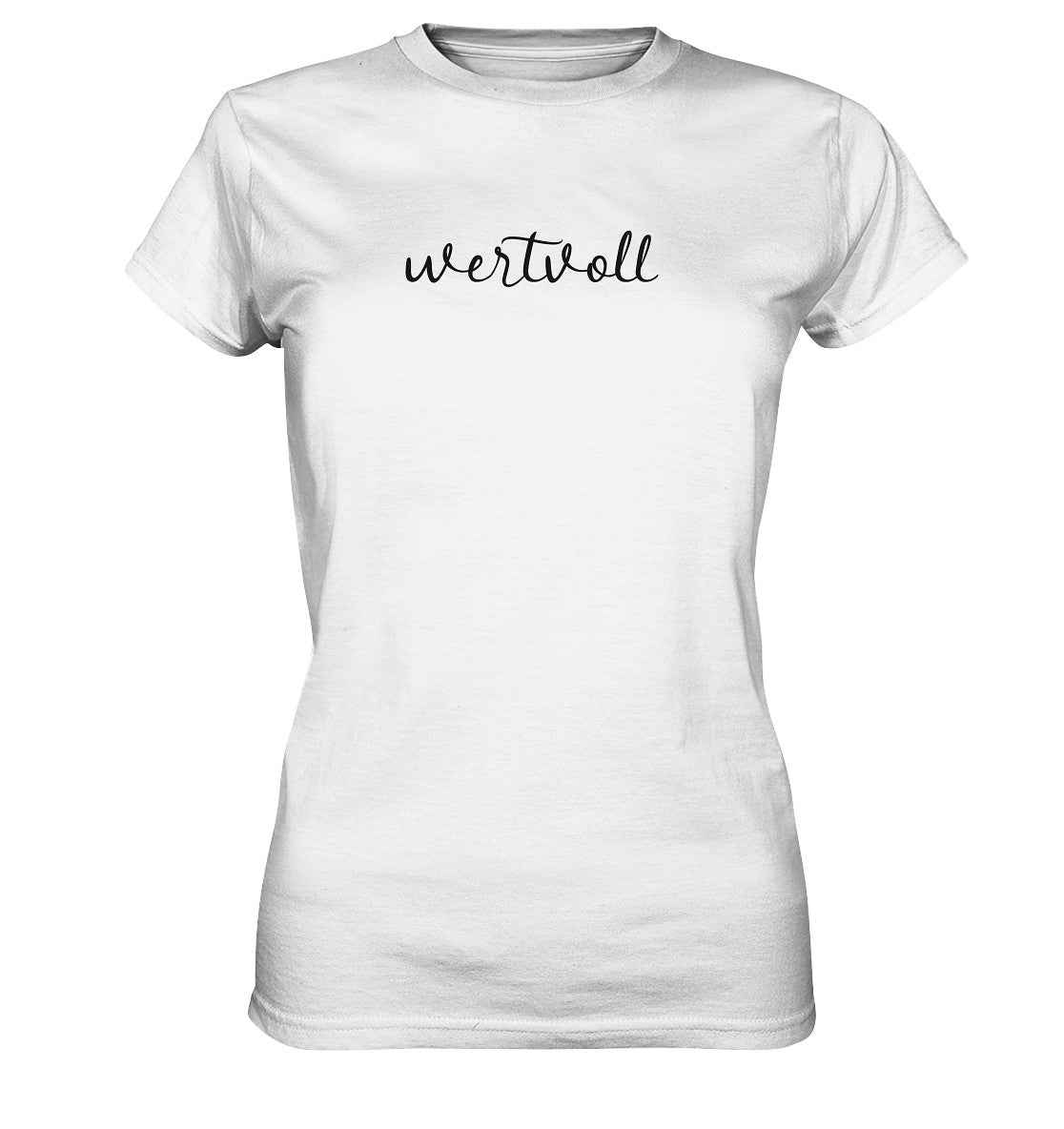 Jes 43,4 - wertvoll (mini) - Brustprint - Ladies Premium Shirt