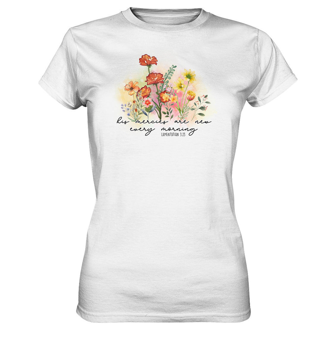 Kla 3,23 - his mercy are new - Ladies Premium Shirt