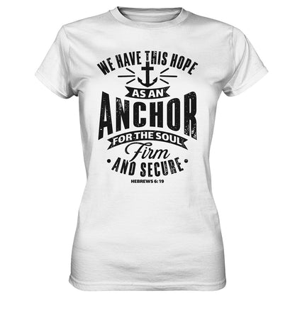 Hebr 6,19 - Anchor - Ladies Premium Shirt