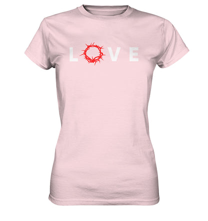 LOVE - Dornenkrone - Ladies Premium Shirt