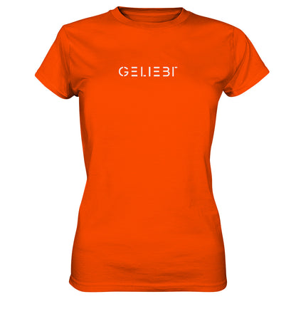 Jer 31,3 - GELIEBT -Schriftzug - Ladies Premium Shirt