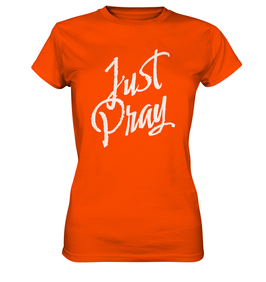 Mk 1,35 / 1.Thess 5,17 - Just Pray - Ladies Premium Shirt