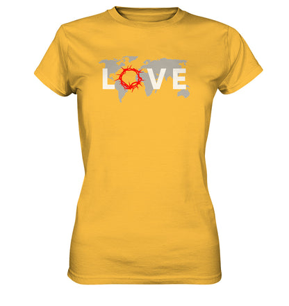 LOVE - WORLD - Ladies Premium Shirt