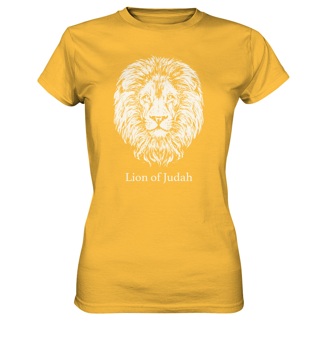 Offb 5,5 - Lion of Judah - weiß - Ladies Premium Shirt