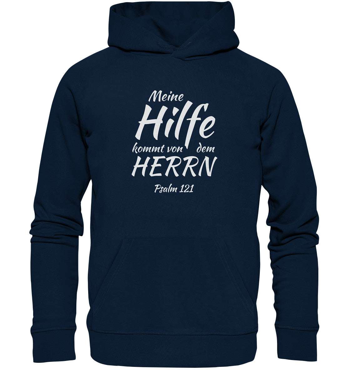 Ps 121 - Meine Hilfe - Organic Basic Hoodie