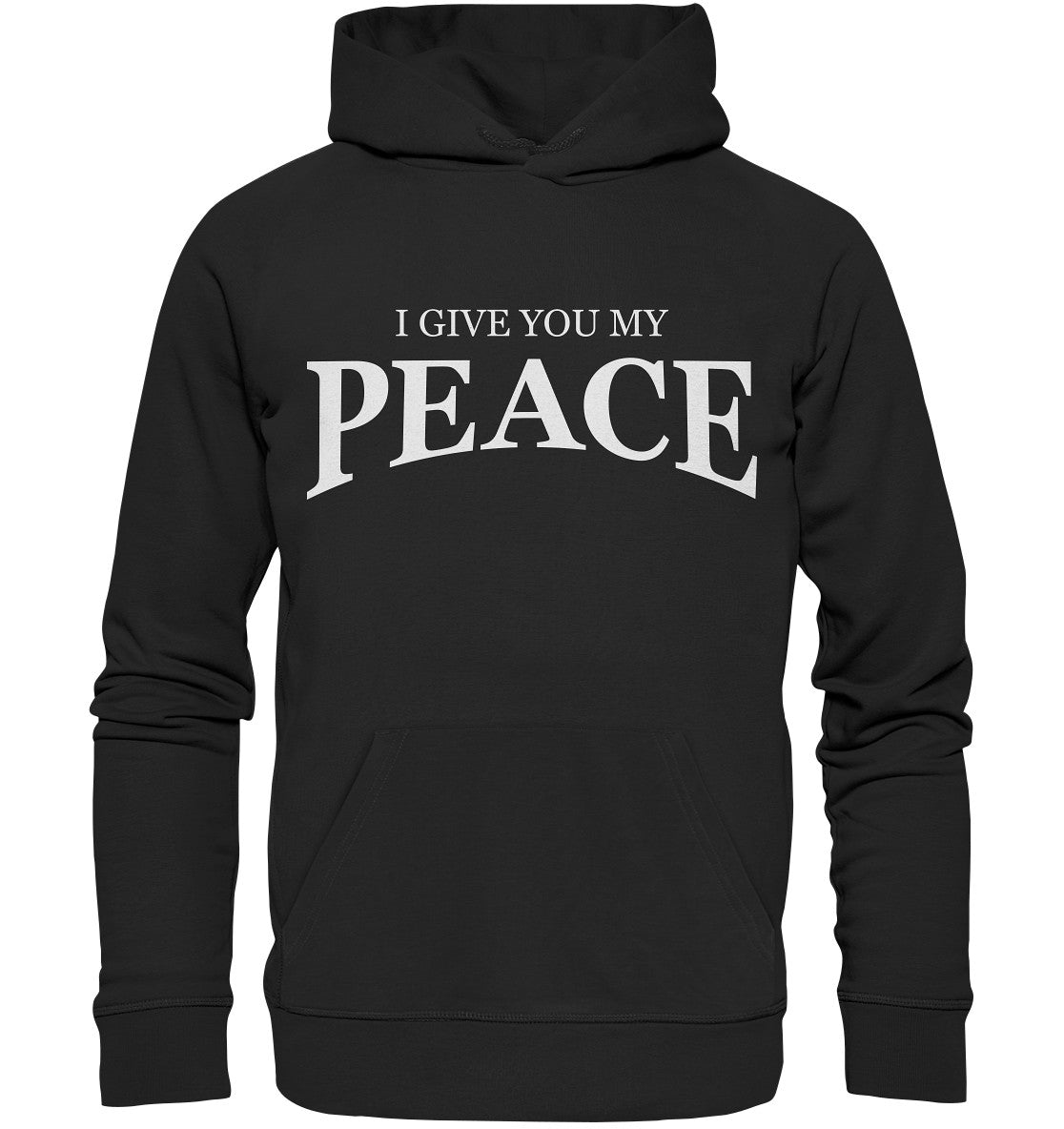 Joh 14,27 - PEACE - Organic Basic Hoodie