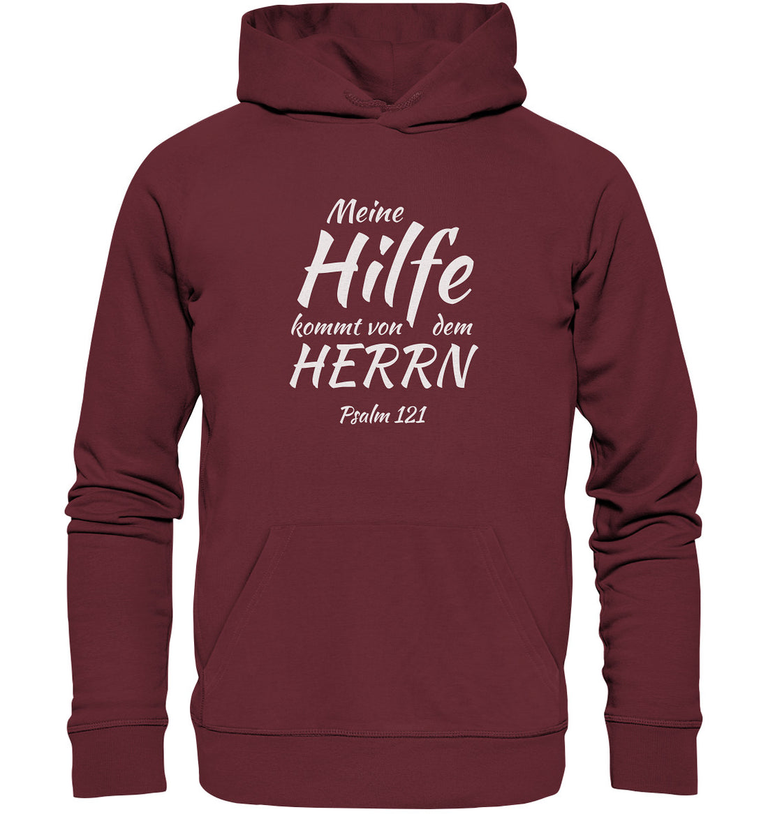 Ps 121 - Meine Hilfe - Organic Basic Hoodie