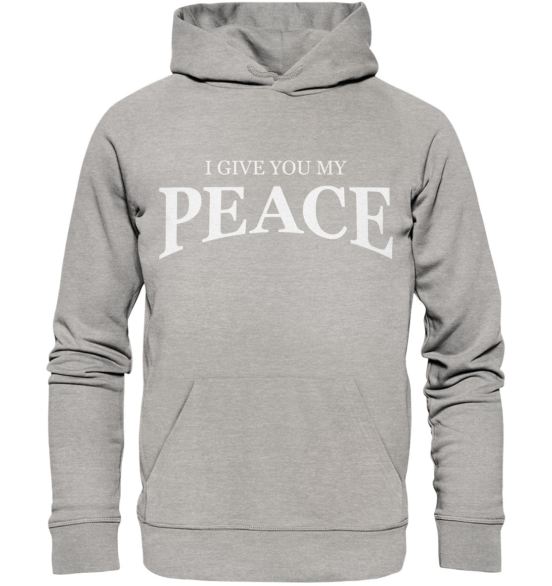 Joh 14,27 - PEACE - Organic Basic Hoodie