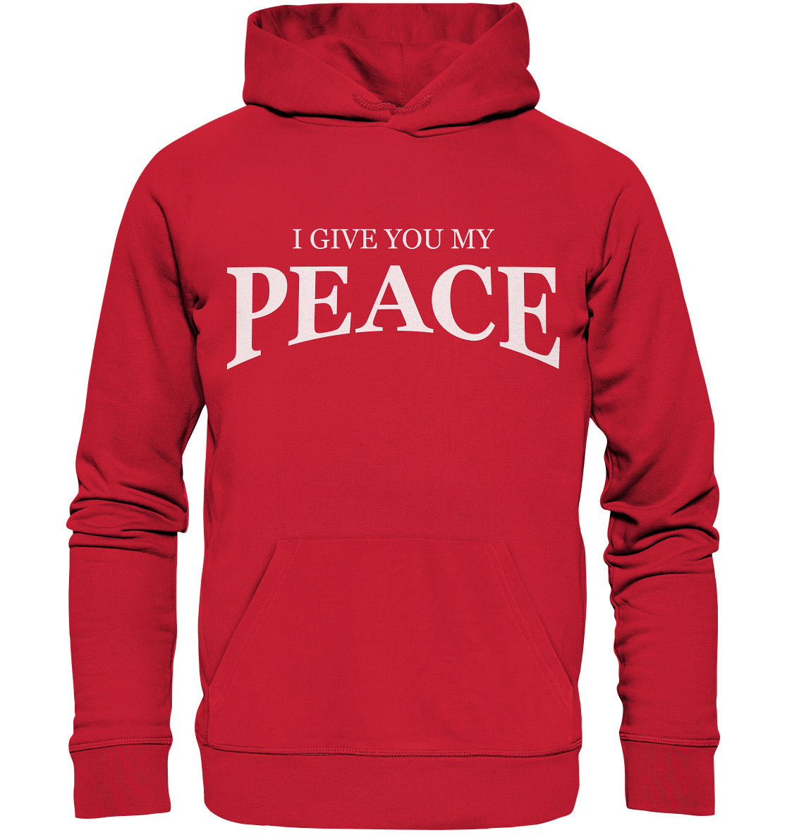 Joh 14,27 - PEACE - Organic Basic Hoodie