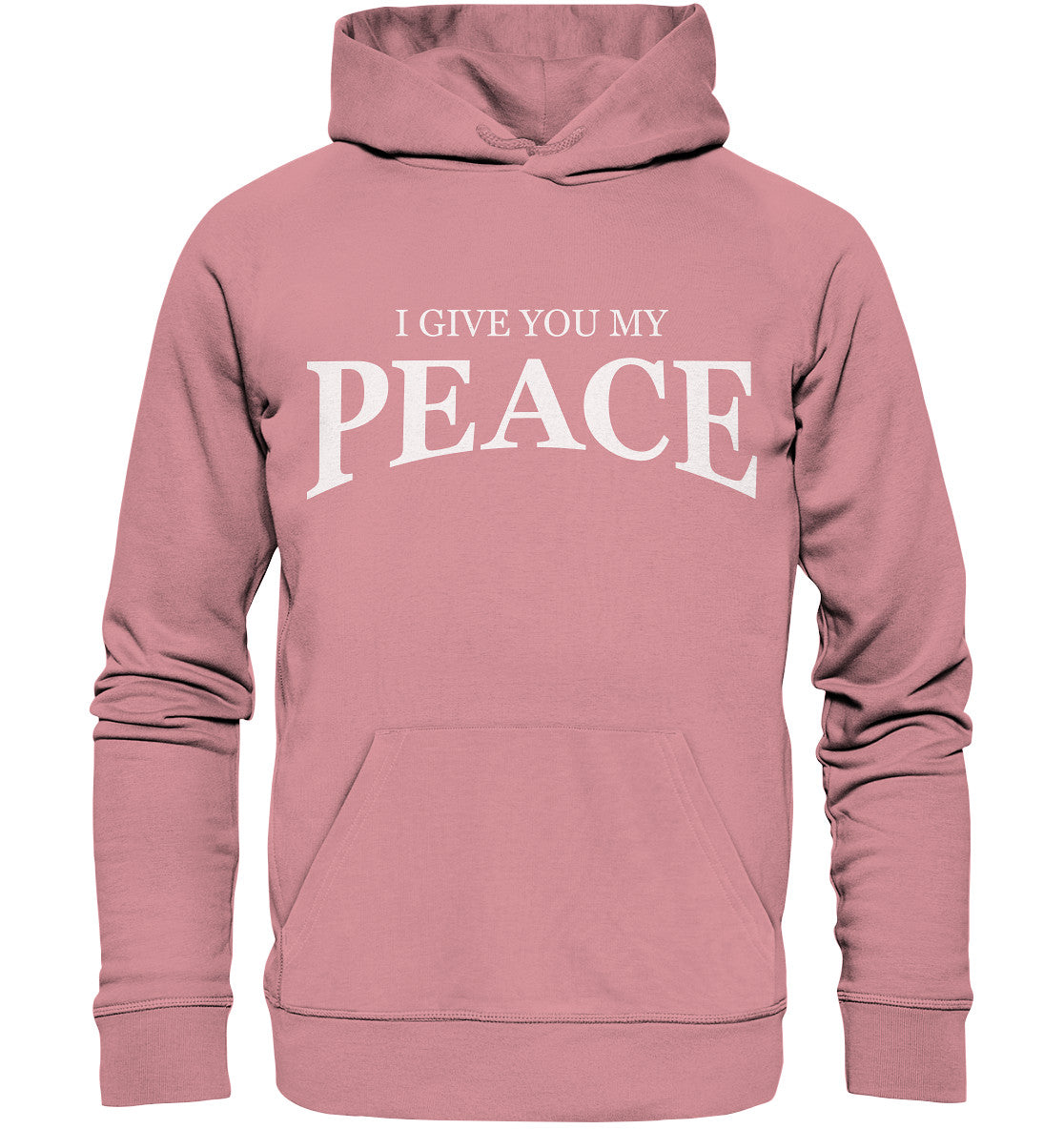 Joh 14,27 - PEACE - Organic Basic Hoodie