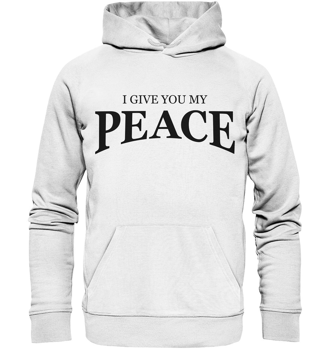 Joh 14,27 - PEACE - Organic Basic Hoodie