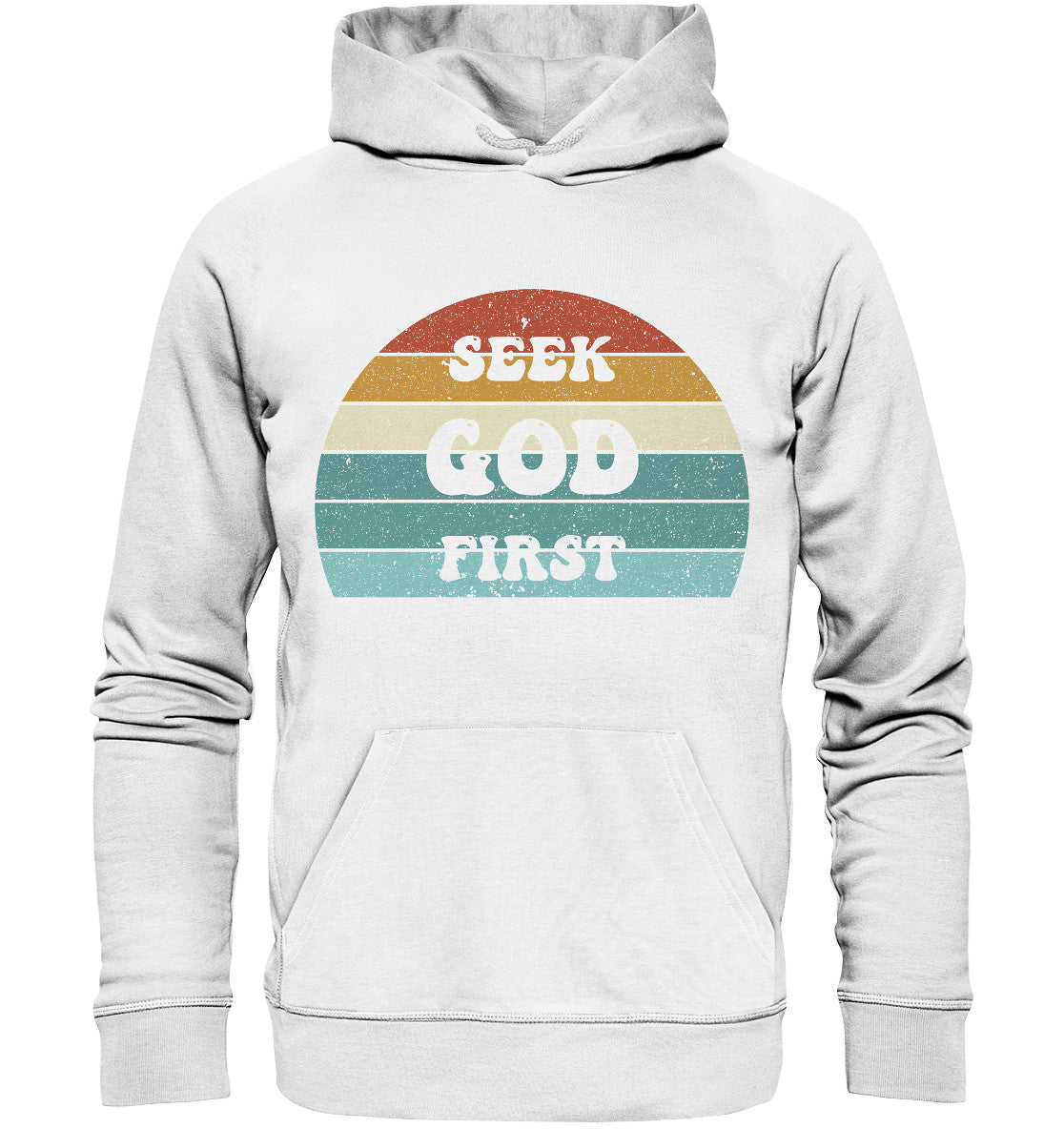 Mt 6,33 - Seek God First - Organic Basic Hoodie