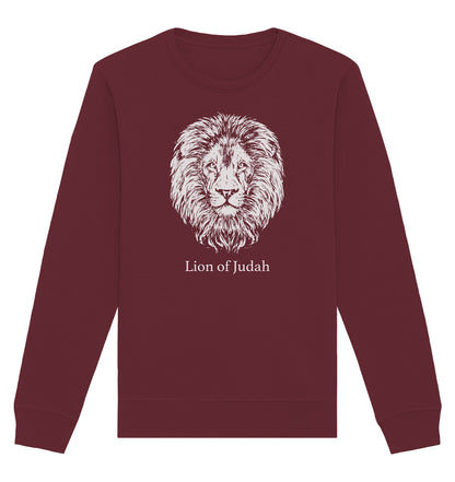 Offb 5,5 - Lion of Judah - weiß - Organic Basic Unisex Sweatshirt