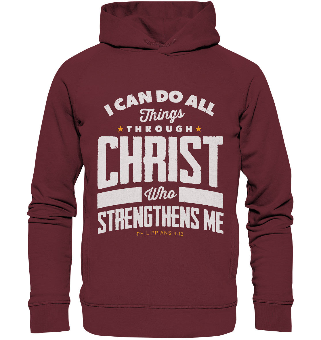 Phil 4,13 - I can do - Organic Fashion Hoodie