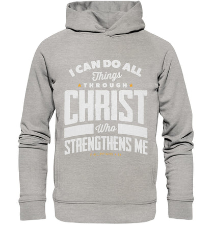 Phil 4,13 - I can do - Organic Fashion Hoodie