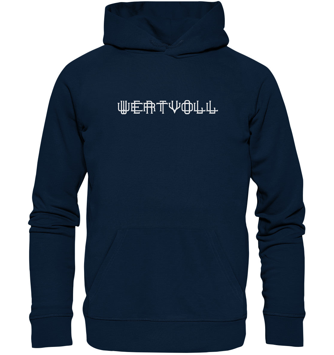 Jes 43,4 - WERTVOLL (mini2) - Brustprint - Organic Hoodie