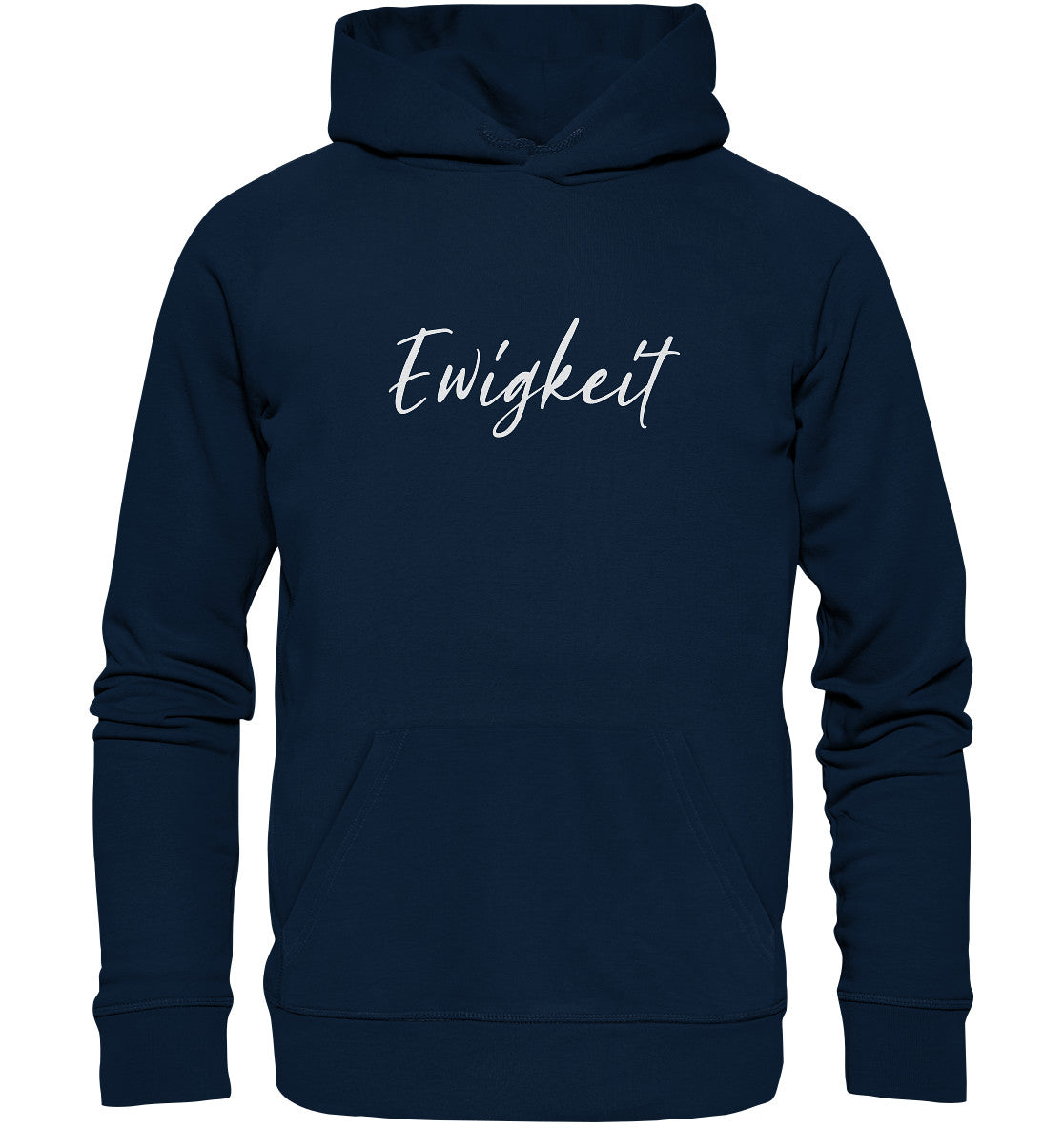 Joh 10,28 / 1.Joh 2,17 - Ewigkeit - Brustprint - Organic Hoodie