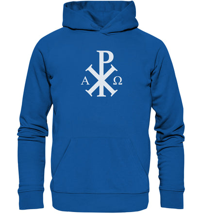 Offb 1,8 - Chi Rho - Alpha &amp; Omega - Organic Hoodie