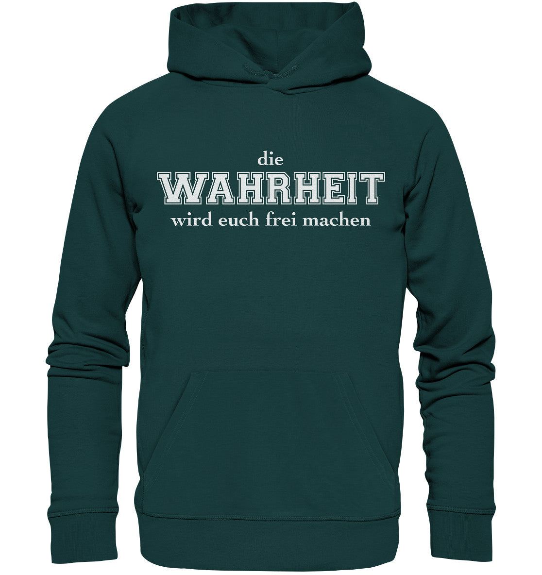 Joh 8,32 - Wahrheit (2) - Organic Hoodie