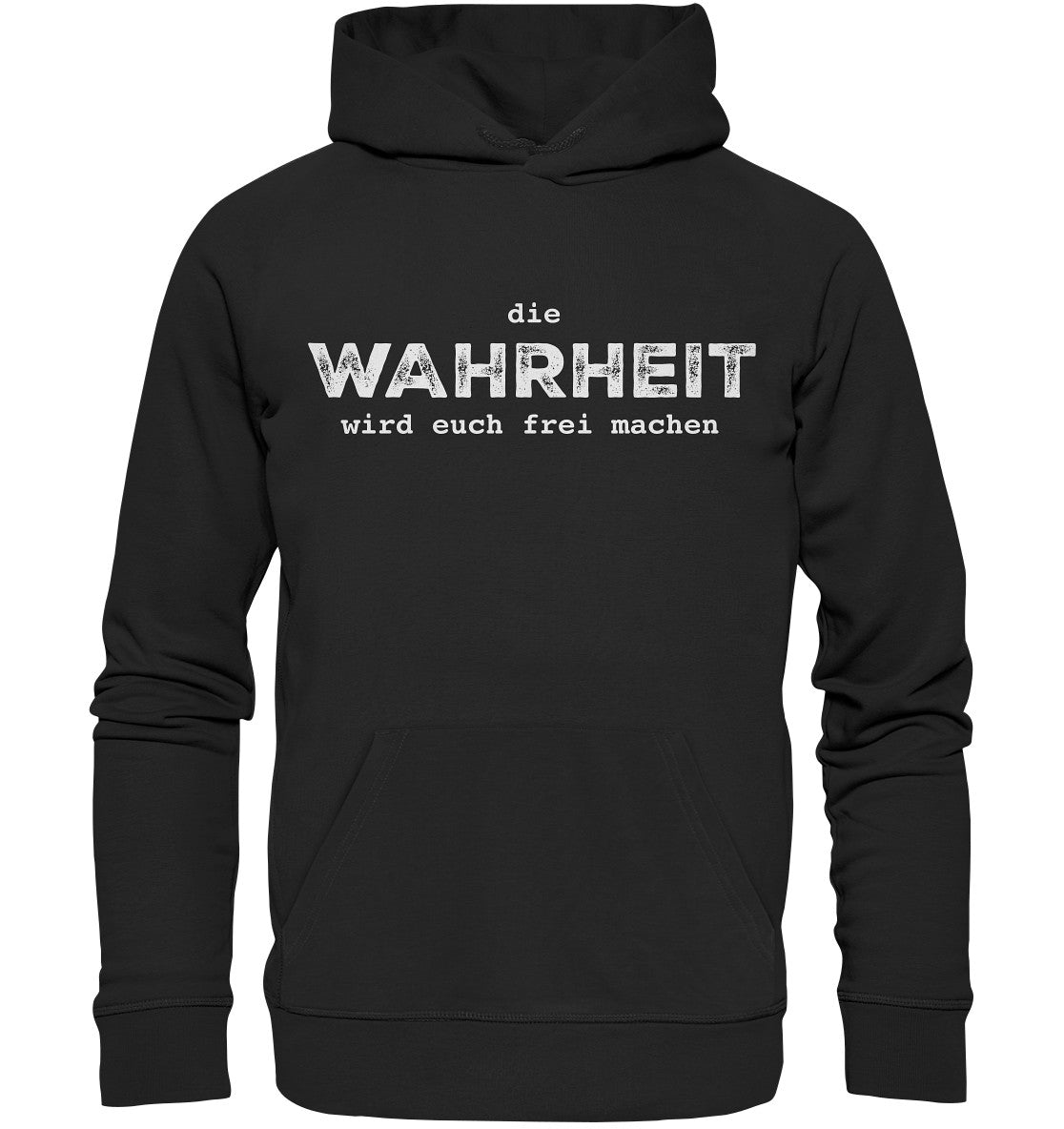 Joh 8,32 - Wahrheit (1) - Organic Hoodie