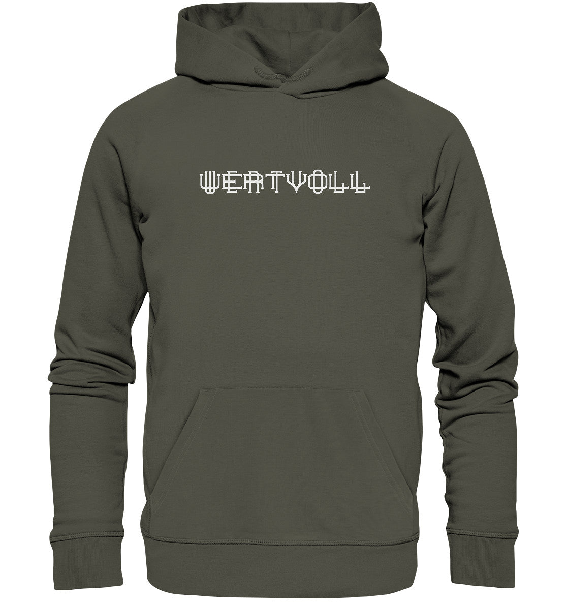 Jes 43,4 - WERTVOLL (mini2) - Brustprint - Organic Hoodie