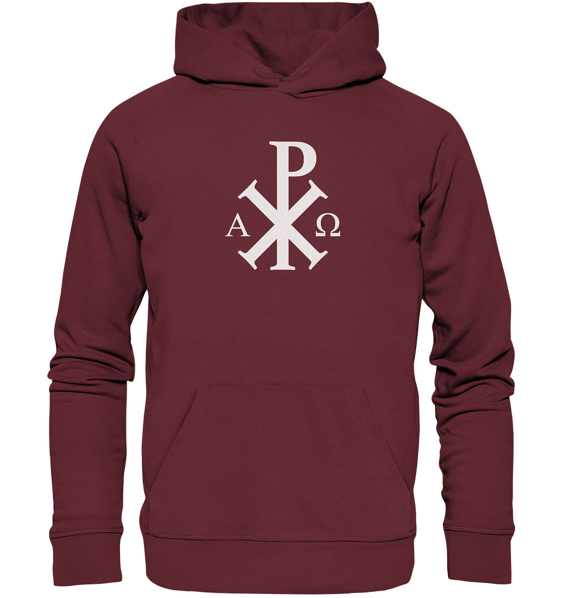 Offb 1,8 - Chi Rho - Alpha &amp; Omega - Organic Hoodie